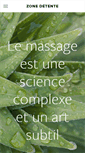 Mobile Screenshot of massotherapiesoinssante.com